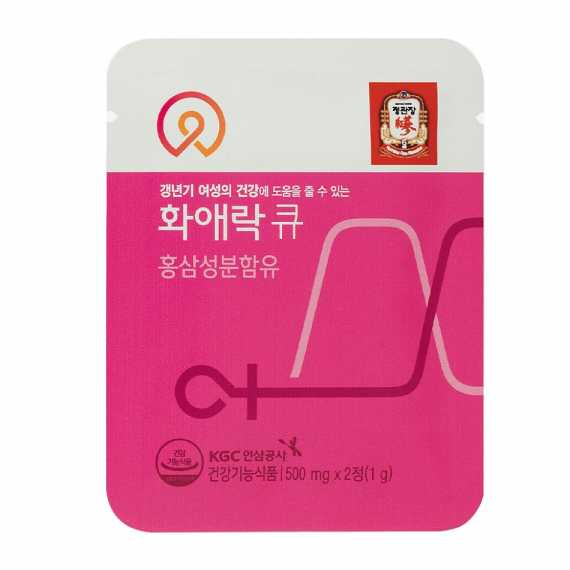 Viên hồng sâm dành cho phụ nữ KGC Hwa Ae Rak Q 500mg x 120 viên