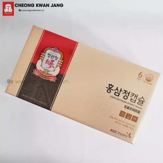 Viên hồng sâm KGC Jung Kwan Jang Extract Capsule 600mg x 300 viên | kgcvietnam.vn
