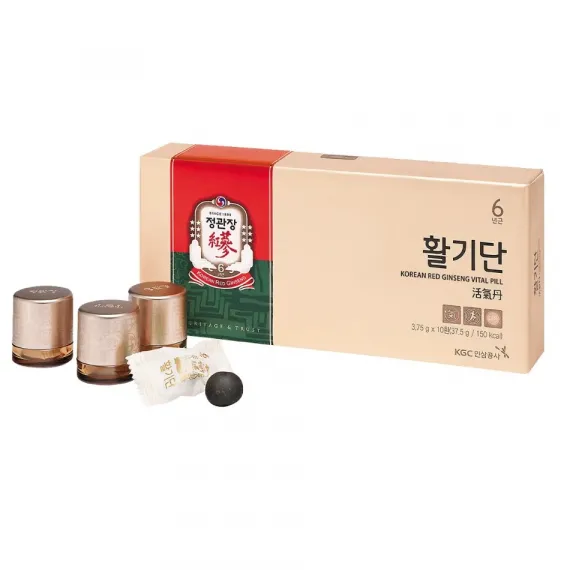 Viên hồng sâm KGC - Jung Kwan Jang Korean Red Ginseng Vital Pill 37.5g x 10 viên | kgcvietnam.vn Viên hồng sâm KGC - Jung Kwan Jang Korean Red Ginseng Vital Pill 37.5g x 10 viên | kgcvietnam.vn