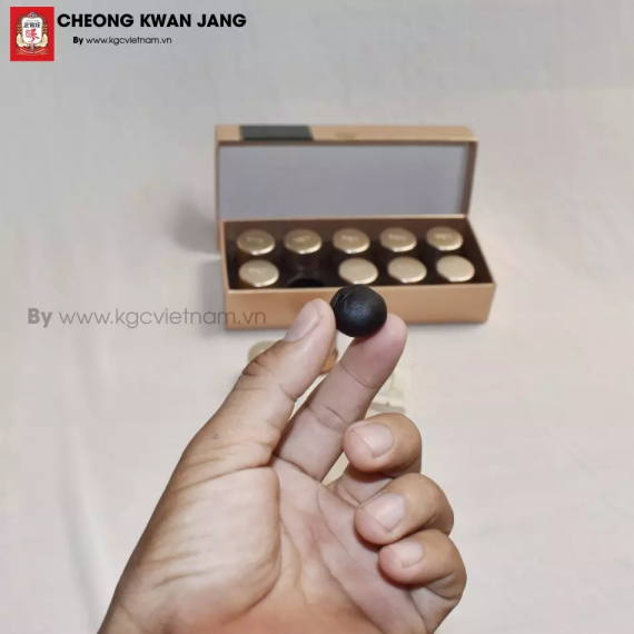 Viên hồng sâm KGC - Jung Kwan Jang Korean Red Ginseng Vital Pill 37.5g x 10 viên | kgcvietnam.vn