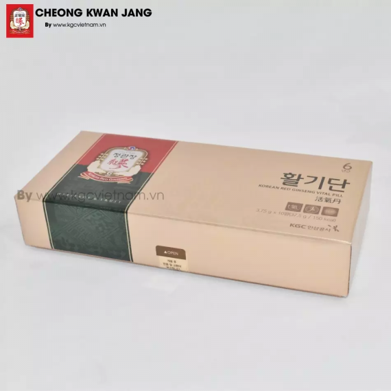 Viên hồng sâm KGC - Jung Kwan Jang Korean Red Ginseng Vital Pill 37.5g x 10 viên | kgcvietnam.vn