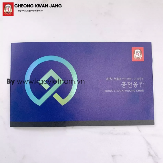 Viên hồng sâm dành cho nam giới KGC Jung Kwan Jang Hong Cheon Woong Khan 180 viên | kgcvietnam.vn