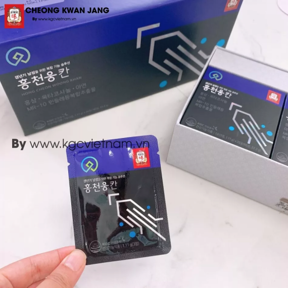 Viên hồng sâm dành cho nam giới KGC Jung Kwan Jang Hong Cheon Woong Khan 180 viên | kgcvietnam.vn