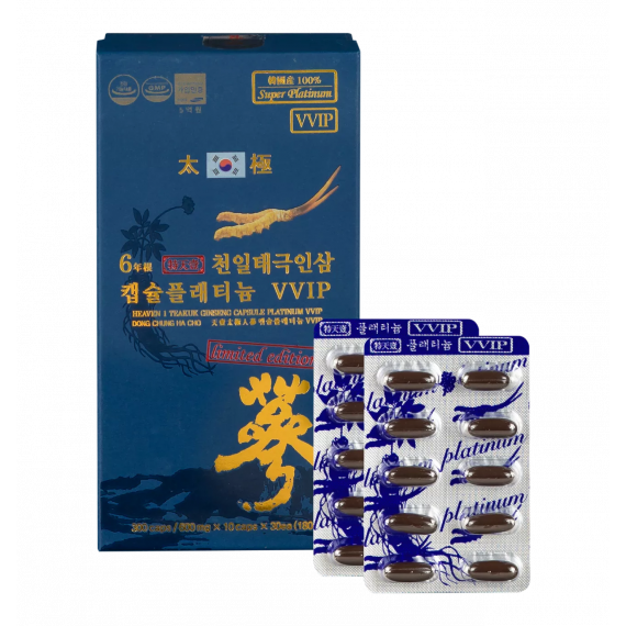 Viên Thiên Sâm Đông Trùng Hạ Thảo Hàn Quốc Kingsize Hộp 600mg x 900 viên