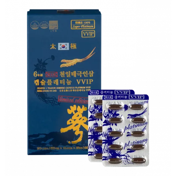 Viên Thiên Sâm Đông Trùng Hạ Thảo Hàn Quốc Kingsize Hộp 600mg x 900 viên Viên Thiên Sâm Đông Trùng Hạ Thảo Hàn Quốc Kingsize Hộp 600mg x 900 viên