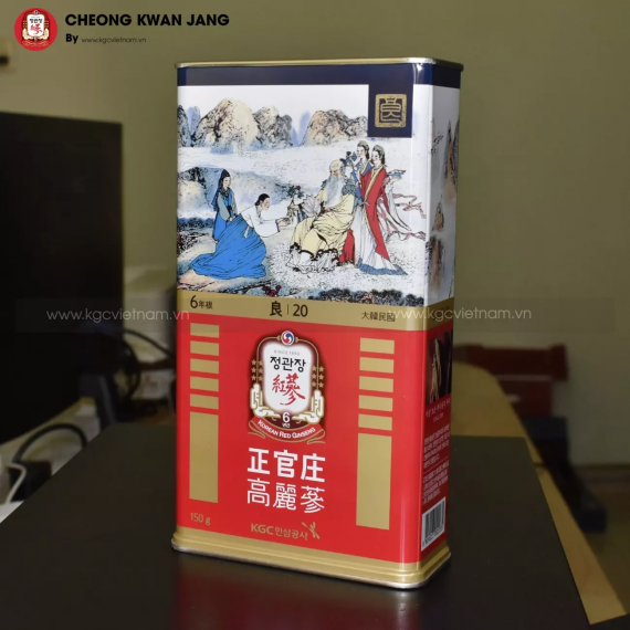 Hồng Sâm Củ Khô Jung Kwan Jang Hàn Quốc 150 gam số 20( hộp 7 củ) | kgcvietnam.vn
