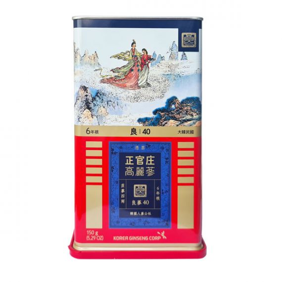Hồng sâm củ khô KGC Jung Kwan Jang 150g số 40 (hộp 12 củ)
