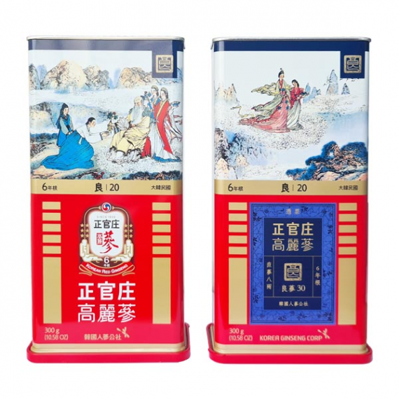 Hồng sâm củ khô KGC Jung Kwan Jang GOOD ROOTS 300g số 20 (hộp 14 củ) | kgcvietnam.vn