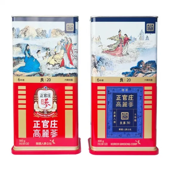 Hồng sâm củ khô KGC Jung Kwan Jang GOOD ROOTS 300g số 20 (hộp 14 củ) | kgcvietnam.vn