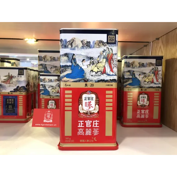 Hồng sâm củ khô KGC Jung Kwan Jang GOOD ROOTS 300g số 20 (hộp 14 củ) | kgcvietnam.vn