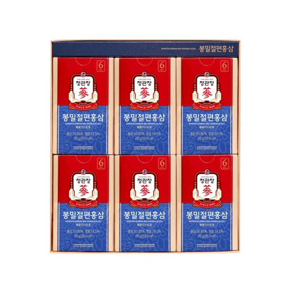 Hồng sâm lát tẩm mật ong KGC Jung Kwan Jang 20g x 12 gói | kgcvietnam.vn