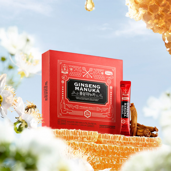 Tinh chất hồng sâm mật ong Manuka KGC Jung Kwan Jang 15g x 30 gói | kgcvietnam.vn