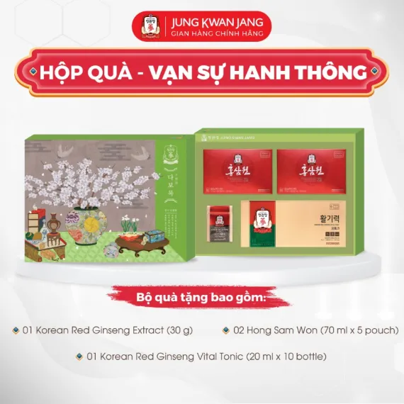 Hộp Quà Tặng Hồng Sâm Cao Cấp KGC Jung Kwan Jang Vạn Sự Hanh Thông | kgcvietnam.vn Hộp Quà Tặng Hồng Sâm Cao Cấp KGC Jung Kwan Jang Vạn Sự Hanh Thông | kgcvietnam.vn