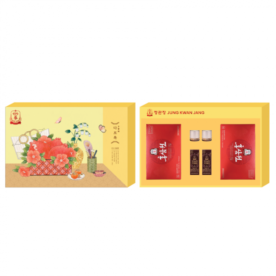 Hộp Quà Tặng Hồng Sâm Cao Cấp KGC Jung Kwan Jang Vạn Sự Như Ý | kgcvietnam.vn