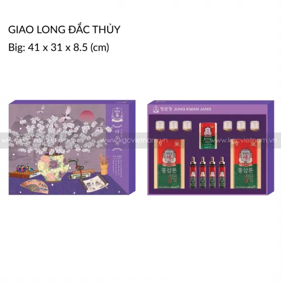 Hộp quà tặng hồng sâm cao cấp KGC Giao Long Đắc Thủy | kgcvietnam.vn