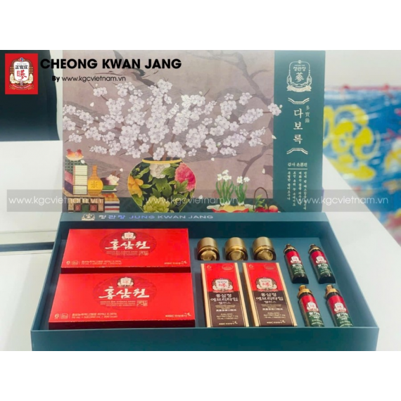 Hộp quà tặng hồng sâm cao cấp KGC Thịnh Vượng Hạnh Phúc | kgcvietnam.vn