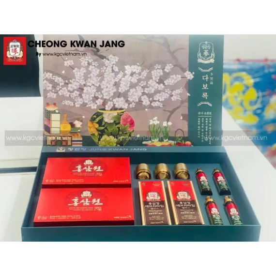 Hộp quà tặng hồng sâm cao cấp KGC Thịnh Vượng Hạnh Phúc | kgcvietnam.vn