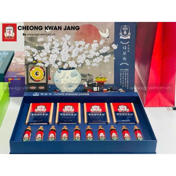 Hộp quà tặng hồng sâm cao cấp KGC Xuân Phong Đắc Ý