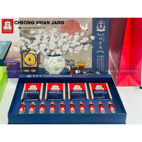 Hộp quà tặng hồng sâm cao cấp KGC Xuân Phong Đắc Ý | kgcvietnam.vn