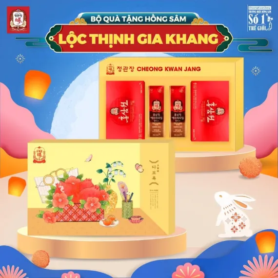 Bộ Quà Tặng Hồng Sâm KGC Cheong Kwan Jang Lộc Thịnh Gia Khang