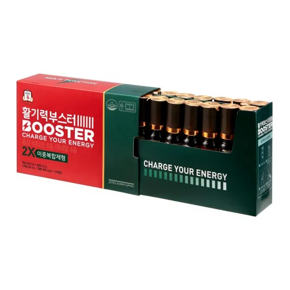 Nước hồng sâm Vital Tonic Bosster KGC Jung Kwan Jang 14 ống + 14 viên vitamin tổng hợp | kgcvietnam.vn