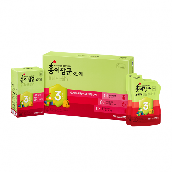 Nước hồng sâm trẻ em số 3 Jung Kwan Jang 20ml x 30 gói mẫu mới 2023 | kgcvietnam.vn