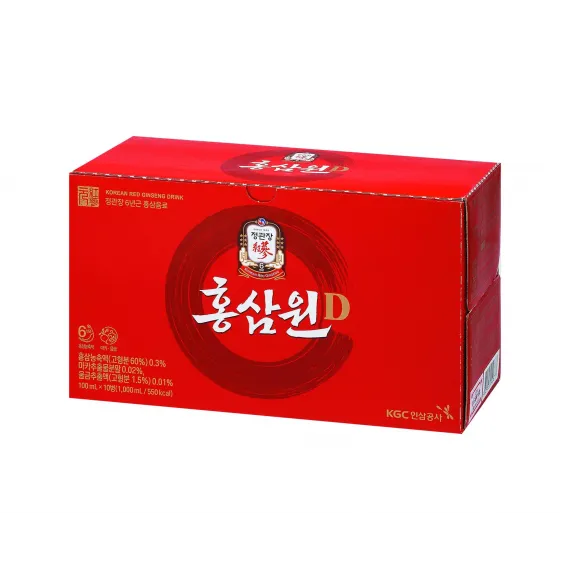 Nước hồng sâm Won D KGC Jung Kwan Jang 100ml x 10 chai | kgcvietnam.vn