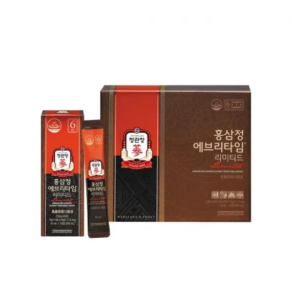 Hình Ảnh Nước tinh chất địa sâm KGC Jung Kwan Jang Everytime Limited 10ml x 30 gói | kgcvietnam.vn