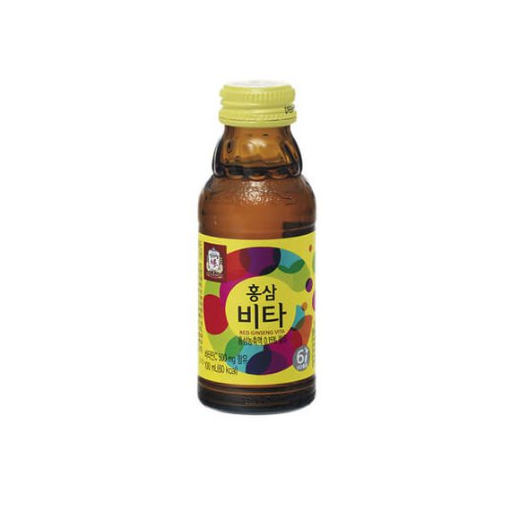 Nước uống tăng lực hồng sâm KGC Jung Kwan Jang Vita 100ml x 10 chai