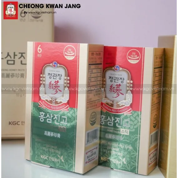 Tinh chất hồng sâm mật ong KGC Jung Kwan Jang Honey Paste 10g x 30 gói | kgcvietnam.vn