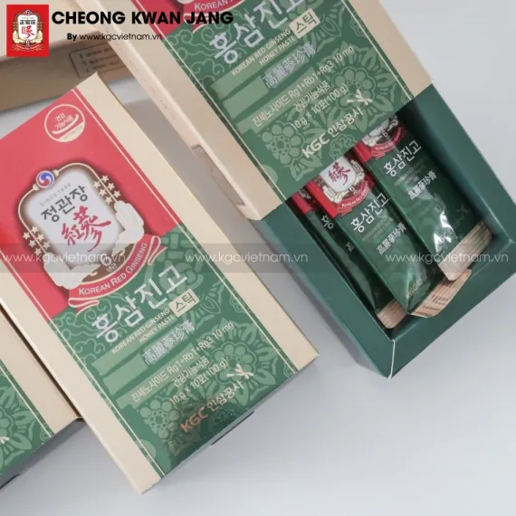 Tinh chất hồng sâm mật ong KGC Jung Kwan Jang Honey Paste 10g x 30 gói | kgcvietnam.vn