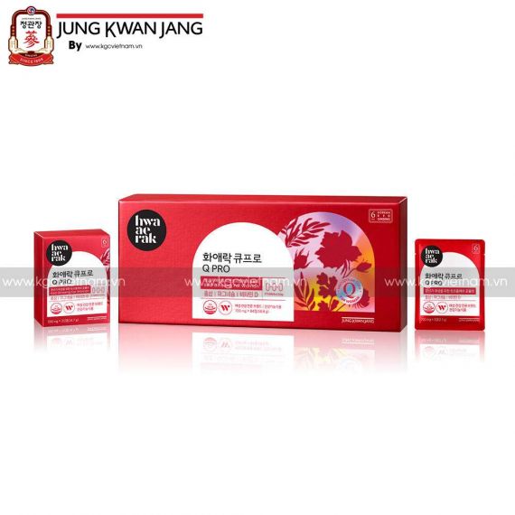 Viên hồng sâm phụ nữ KGC Jung Kwan Jang Hwa Ae Rak Q PRO 700mg x 84 viên