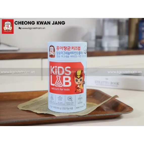 Vitamin trẻ em Calcium for kids KGC Jung Kwan Jang 2g x 30 gói Vitamin trẻ em Calcium for kids KGC Jung Kwan Jang 2g x 30 gói