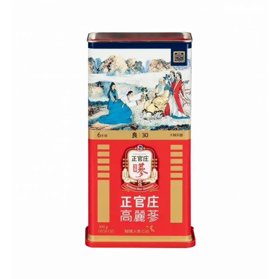 Hồng sâm củ khô KGC Jung Kwan Jang Good Root 300g số 30 ( hộp 19 củ)