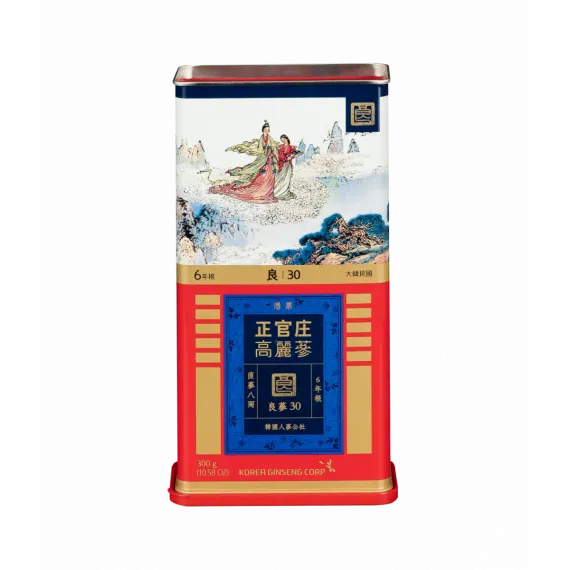 Hồng sâm củ khô KGC Jung Kwan Jang Good Root 300g số 30 ( hộp 19 củ)