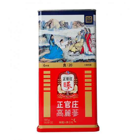 Hồng sâm củ khô KGC Jung Kwan Jang GOOD ROOTS 300g số 20 (hộp 14 củ)