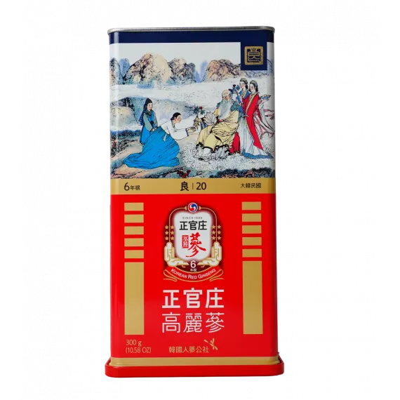Hồng sâm củ khô KGC Jung Kwan Jang GOOD ROOTS 300g số 20 (hộp 14 củ) | kgcvietnam.vn