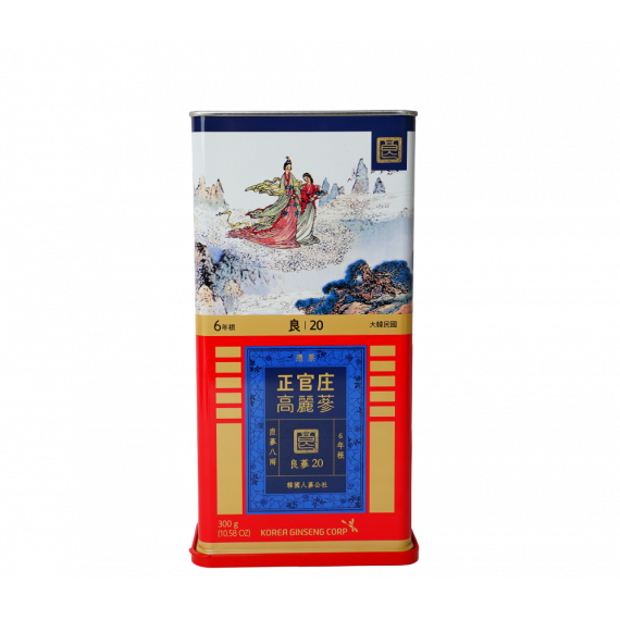Hồng sâm củ khô KGC Jung Kwan Jang GOOD ROOTS 300g số 20 (hộp 14 củ)