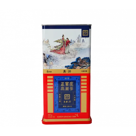 Hồng sâm củ khô KGC Jung Kwan Jang GOOD ROOTS 300g số 20 (hộp 14 củ) | kgcvietnam.vn