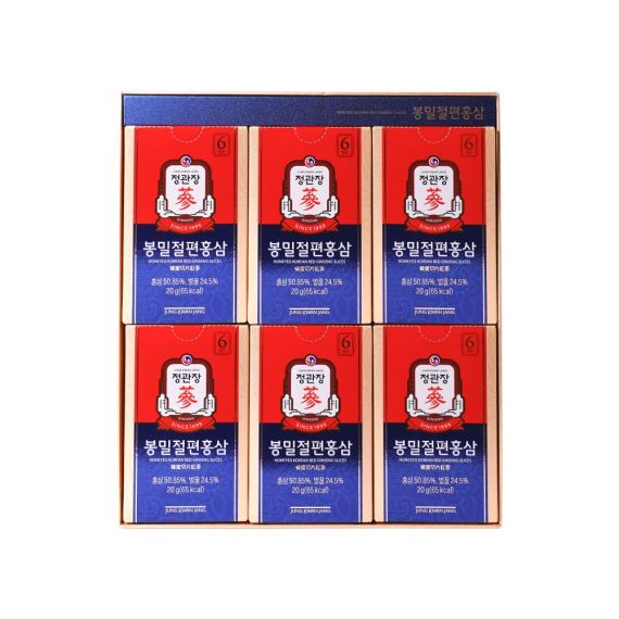 Hồng Sâm Lát Tẩm Mật Ong Chính Phủ KGC 20g X 12 Gói | Jung Kwan Jang | Kgcvietnam.vn