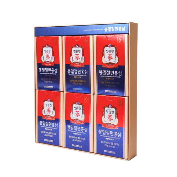 Hồng Sâm Lát Tẩm Mật Ong Chính Phủ KGC 20g X 12 Gói | Jung Kwan Jang | Kgcvietnam.vn