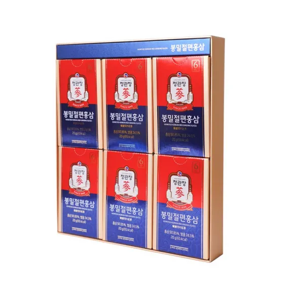 Hồng Sâm Lát Tẩm Mật Ong Chính Phủ KGC 20g X 12 Gói | Jung Kwan Jang | Kgcvietnam.vn
