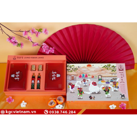 Hộp quà tặng hồng sâm KGC Jung Kwan Jang An Khang Vĩnh Ninh