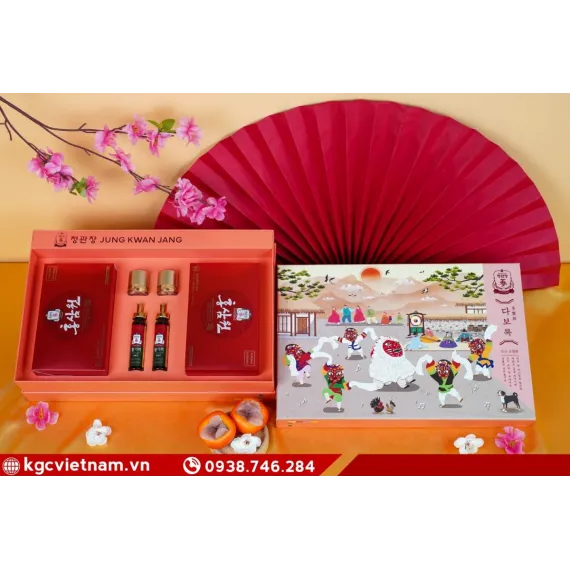 Hộp quà tặng hồng sâm KGC Jung Kwan Jang An Khang Vĩnh Ninh