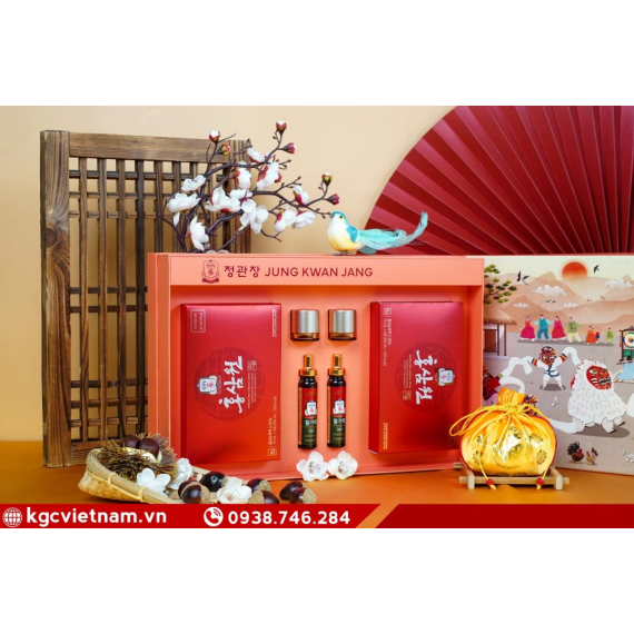 Hộp quà tặng hồng sâm KGC Jung Kwan Jang An Khang Vĩnh Ninh