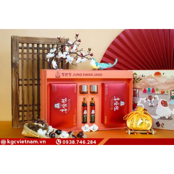 Hộp quà tặng hồng sâm KGC Jung Kwan Jang An Khang Vĩnh Ninh
