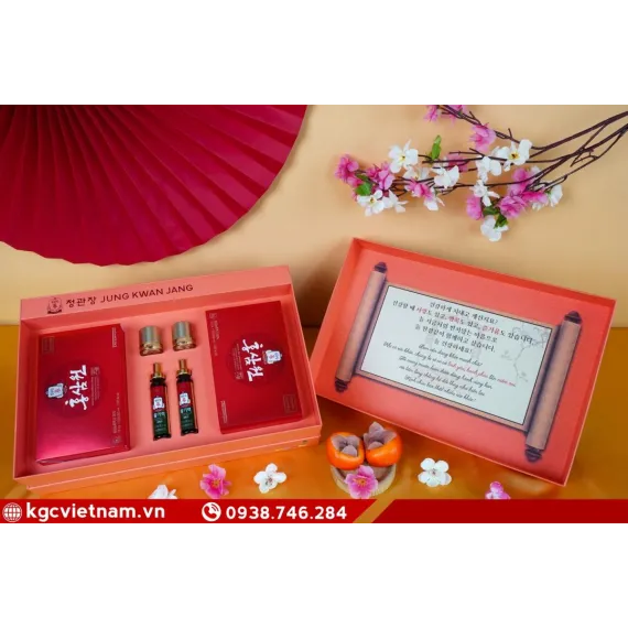 Hộp quà tặng hồng sâm KGC Jung Kwan Jang An Khang Vĩnh Ninh