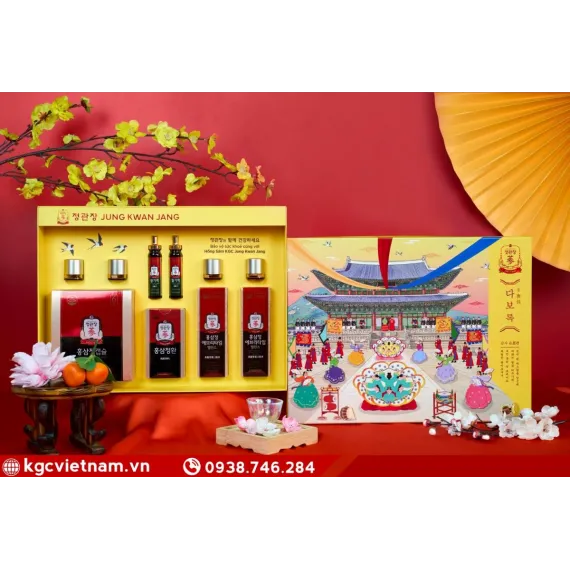 Hộp quà tặng hồng sâm KGC Jung Kwan Jang Phúc Lộc Trường Xuân