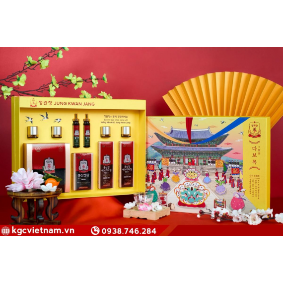Hộp quà tặng hồng sâm KGC Jung Kwan Jang Phúc Lộc Trường Xuân