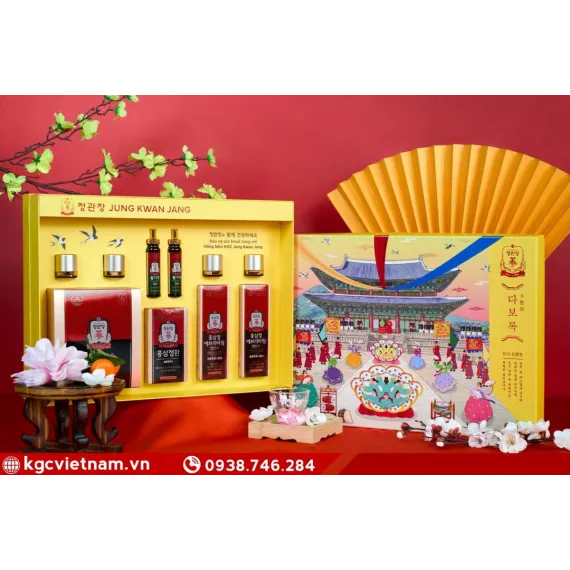 Hộp quà tặng hồng sâm KGC Jung Kwan Jang Phúc Lộc Trường Xuân